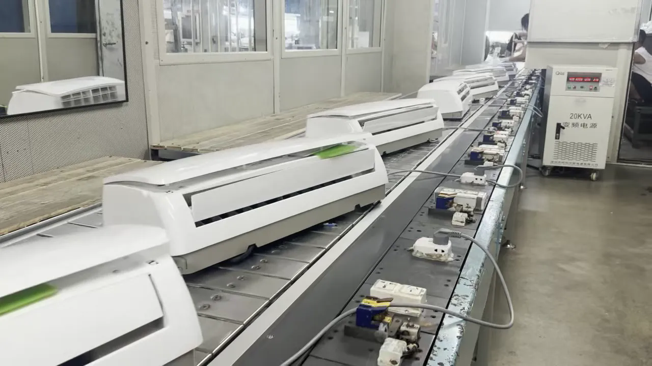 Indoor air conditioner production line